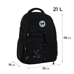 Рюкзак GoPack Education Teens 184 чорний Чорний (GO26-184L-3) - мініатюра 2