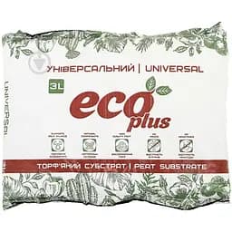 Торфяной субстрат Eco Plus Универсальный 3 л (14186)
