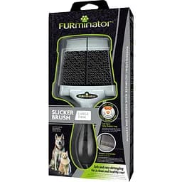 Щітка-пуходерка FURminator для котів і собак, жорстка, 20.5х9.5х1.5 см - мініатюра 4