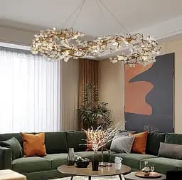 Подвесной удлиненный светильник Calathea | Ст. MD 6009-L1200 GD Line F