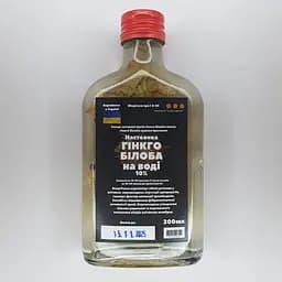 Водная настойка на листьях гинкго билоба 200 мл