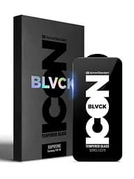 Захисне скло для Samsung Galaxy S26 5G, Supreme Black Icon, повноекранне загартоване скло 9H, 3D, протиударне, ультратонке, глянцеве, з олеофобним і жировідштовхуючим покриттям, з сіточкою на динамік, преміум, ArmorStandart (ARM89253)