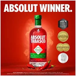 Горілка Absolut Tabasco ароматизована 38% 0.7 л - мініатюра 3