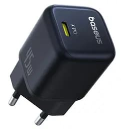 Мережевий зарядний пристрій Baseus PicoGo GaN6 Pro Fast Charger 1C PD3.0 45W Type-C 3A Чорний (P10176800123-00)