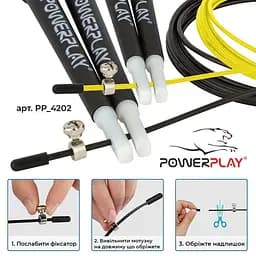 Швидкісна скакалка PowerPlay fit0007846 - мініатюра 9