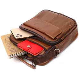Шкіряна чоловіча сумка Vintage 19,5х24х4,5 см sum0023581 - мініатюра 5