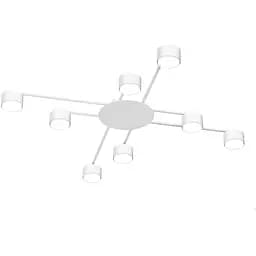 Світильник Videx під лампу 8xGX53 накладний білий (VL-SPF22B-W)