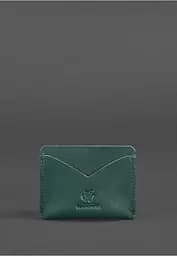 Женский кожаный кейс-слим 5.0 зеленый