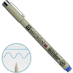 Линер Pigma Micron (0.8) 0.5 мм Синий Sakura