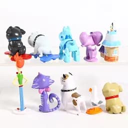 Іграшки фігурки з мультфільму Дружні Мопси 12 шт Puppy Dog Pals - мініатюра 3