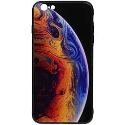 Чохол-накладка Toto Print Glass Space Case Apple iPhone 6/6s Violet