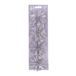 Набір прикрас для ялинки Offtop, 4 шт, білий (855198)