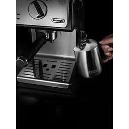 Кавоварка DeLonghi ECP 35.31 BK Steel еспресо з трубкою-капучинатором 15 бар - мініатюра 6