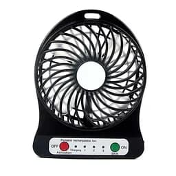 Портативний настільний акумуляторний USB міні-вентилятор Portable Fan маленький, від юсб, на акумуляторі (ST) - мініатюра 3