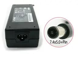 Блок живлення для HP dv7-7353, DV6-6B52, DV6-2143, dv7-7379, dv7-7392, DV6-2162, dv7-7200, dv7-7204 (19V 6.32A 120W (7.4x5.0+Pin)) High - мініатюра 2