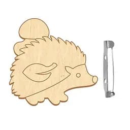 Заготовка броши для раскрашивания "Ежик" Fabrika Decoru FDZB-094