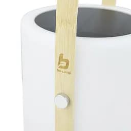 Ліхтар кемпінговий Bo-Camp Longford Solar 150 Lumen Bamboo/White (5818878) - мініатюра 7