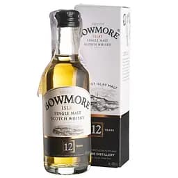 Віскі Bowmore 12 yo Single Malt Scotch Whisky 40% 0.05 л