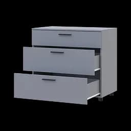 Комод Doros Торн Сірий 3Ш 90х51.6х80 (41510159)