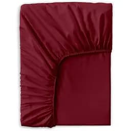 Простирадло Cosas на резинці сатин 80х190х25 merlot, винний (81Satin_Merlot_80x190x25)