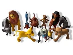 Набір фігурок Король Лев, Іграшки Disney Сімба, Муфаса, Тимон, Пумба, 10 шт