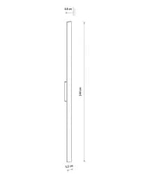 Світильник вуличний настінний Nowodvorski 11561 Demi LED L 1x24W 3000K 1500Lm IP54 цегляний - мініатюра 6