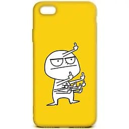 Чохол-накладка Toto Cartoon Soft Silicone TPU Case Apple iPhone SE/5s/5 FK9 Yellow