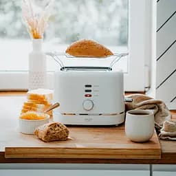 Тостер Adler AD 3224 white 850Вт/ 2 відділення/7 режимів підсмажування/розморожування/підігрів булок - мініатюра 8