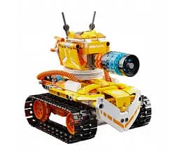 Конструктор робот програмований STEM-робот 3 в 1 Robot  W - bot CaDa з пультом і додатком робот-трансформер для дітей на радіокеруванні, 455 деталі - мініатюра 4