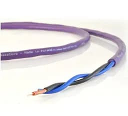 Акустичний кабель 2x4,0mm2 Banana plugs Melodika MDSC-4020 Purple Speaker cable 2m - мініатюра 2