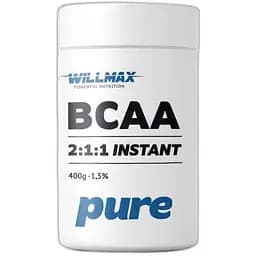 Аминокислота Willmax BCAA 2:1:1 400 грамм Безвкусия