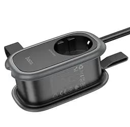 Мережевий подовжувач Hoco NS7 Sharp USB-C/USB-A Чорний - мініатюра 4