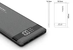 Зовнішній акумулятор Power Bank Pineng PN-962 20000mAh (Чорний) - мініатюра 2