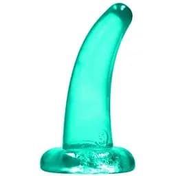 Фалоімітатор Realrock Crystal Clear Dildo 5" 11.5 см zielony