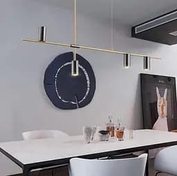 Мінімалістична модель світильника у видовженому корпусі на 4 плафони | Арт. Y 8857B-4 | Line F