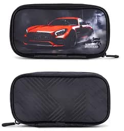 Пенал шкільний для хлопчика з машиною м'який School Standard (PSS-108)