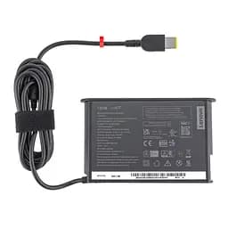 Блок живлення для ноутбука Lenovo 20V, 6.75A, 135W, USB+pin (Square 5 Pin DC Plug), 3 pin, black, SLIM OVALE - мініатюра 3