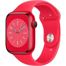 Смарт-часы Apple Watch Series 8 45mm Red Aluminum Case with Red Sport Band (MNP43UL/A) [72510]
