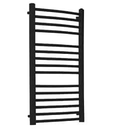 Рушникосушка водяна Heizung WG 15/55 вигнута 860х550 мм 428 Вт Чорний 30412