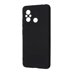 Чехол-накладка для смартфона Xiaomi Redmi 12C противоударный, силиконовый, термополиуретановый (ТПУ), с защитой камеры и корпуса, черный, защита всего корпуса, ArmorStandart (ARM69897)