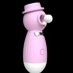 Кліторальний вакуумний вібратор в капелюшку Wo-sex Lilo USB - Фіолетовий