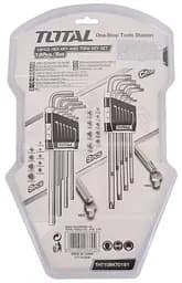 Набір ключів Total шестигранних + Torx 18 шт. (THT106KT0181) - мініатюра 2