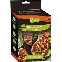 Ласощі для собак Mavsy від 3 місяців біфштекс з індички та качки під ківі соусом 100 г