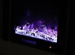 Електричний камін Fireplace Craftsman Tokado Gray Bluetooth звук потріскування дров (10080121) - мініатюра 7