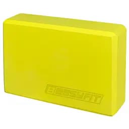 Блок для йоги EasyFit EVA Желтый