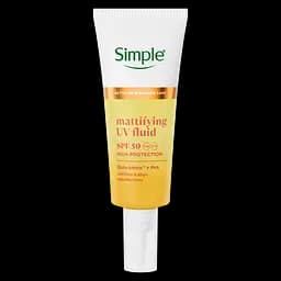 Засіб від засмаги Simple Матувальний УФ-флюїд з високим захистом SPF 50 40 мл