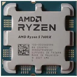 Процесор AMD Ryzen 5 7600X (100-000000593) (Socket AM5, 12T, 5.3 ГГц, Tray) Б/в