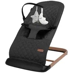 Крісло-гойдалка Kidwell Laro Black/Wooden