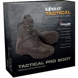 Черевики Kombat UK Tactical Pro Boots All Leather 45 Коричневий (1000-kb-tpb-brw-45) - мініатюра 4