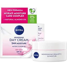 Питательный дневной крем Nivea SPF 15 интенсивное увлажнение 24 часа 50 мл